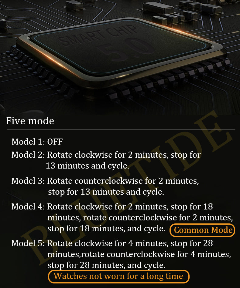 9-Slot Watch Winder Box with Protective Storage Piano Baking Lacquer for Automatic Winding Watches