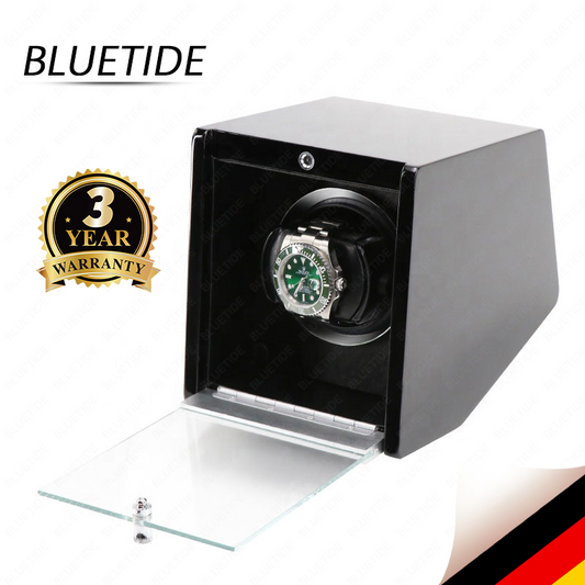 Luxury Automatic MDF Single Watch Winder Watch Box Case with Piano Lauquer Protective Storage Shaker