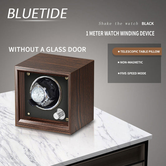 High Quality Walnut Woodgrain Automatic 1-Slot Watch Winder Box Quality Watch Display & Storage Case Product